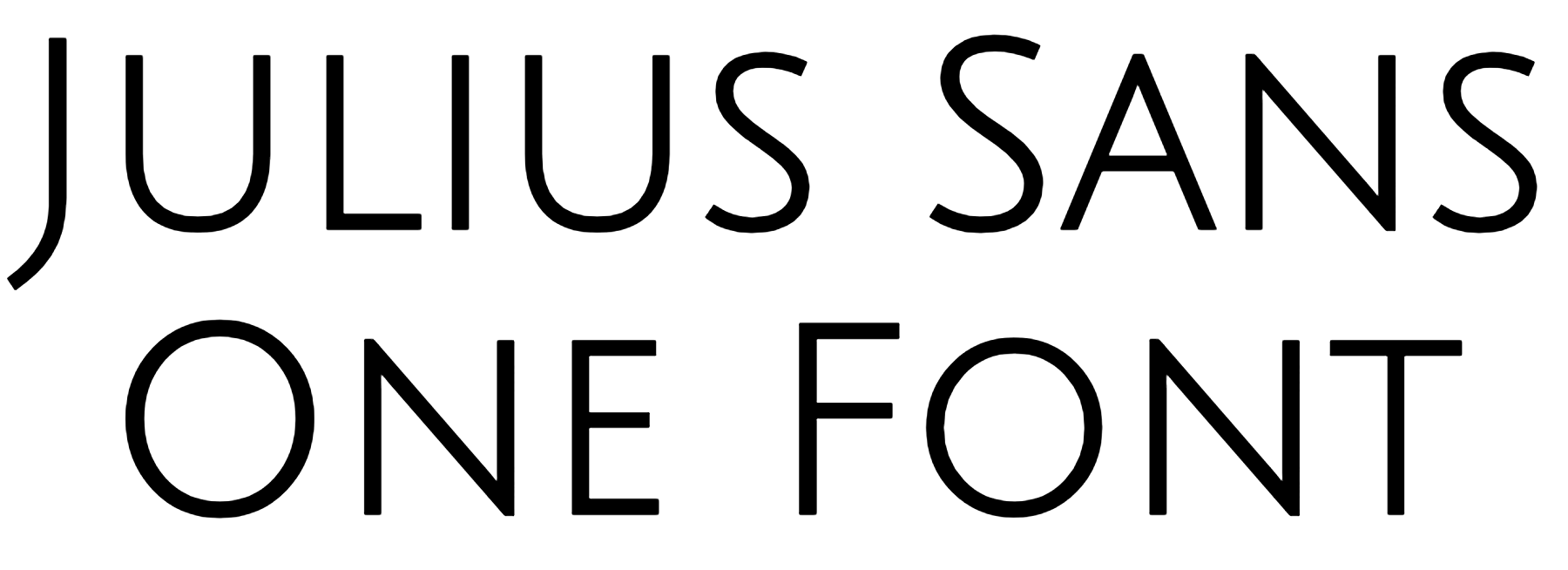 Julius Sans One Font Download