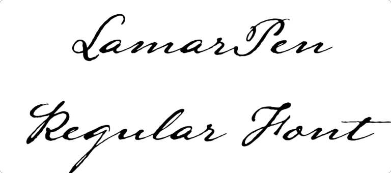 LamarPen Regular Font Download