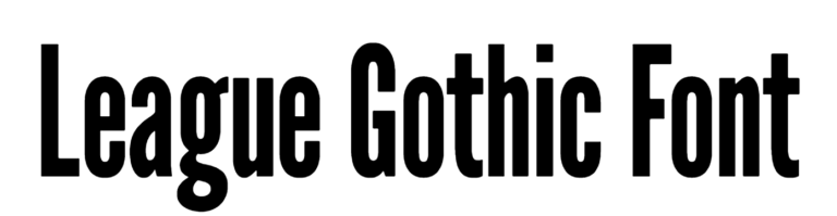 League Gothic Font Download