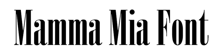 Mamma Mia Font Download