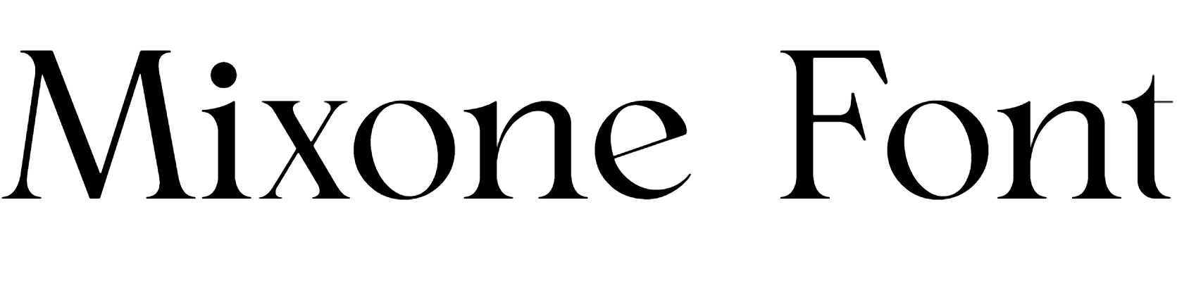 Mixone Font Download