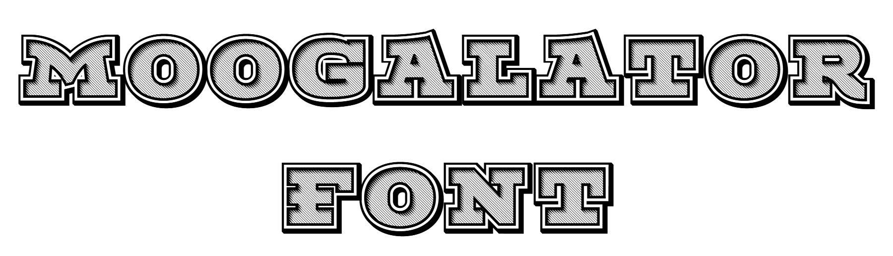 Moogalator Font Download