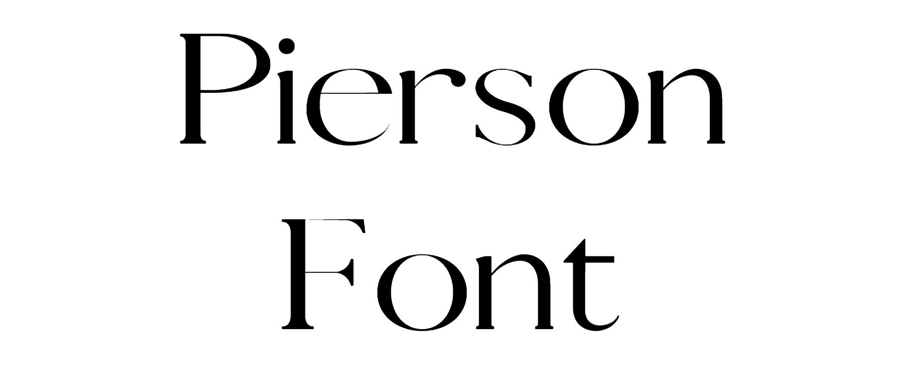Pierson Font Download