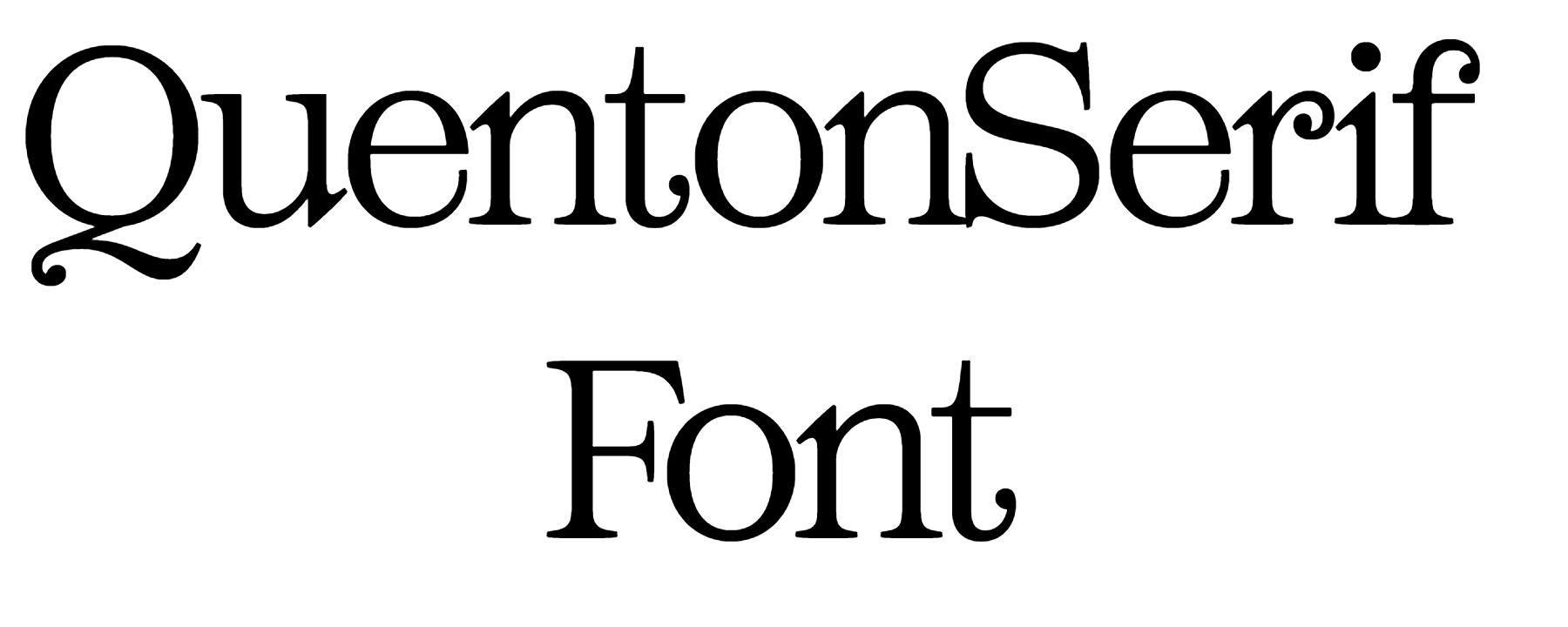 Quenton Serif Font free Download