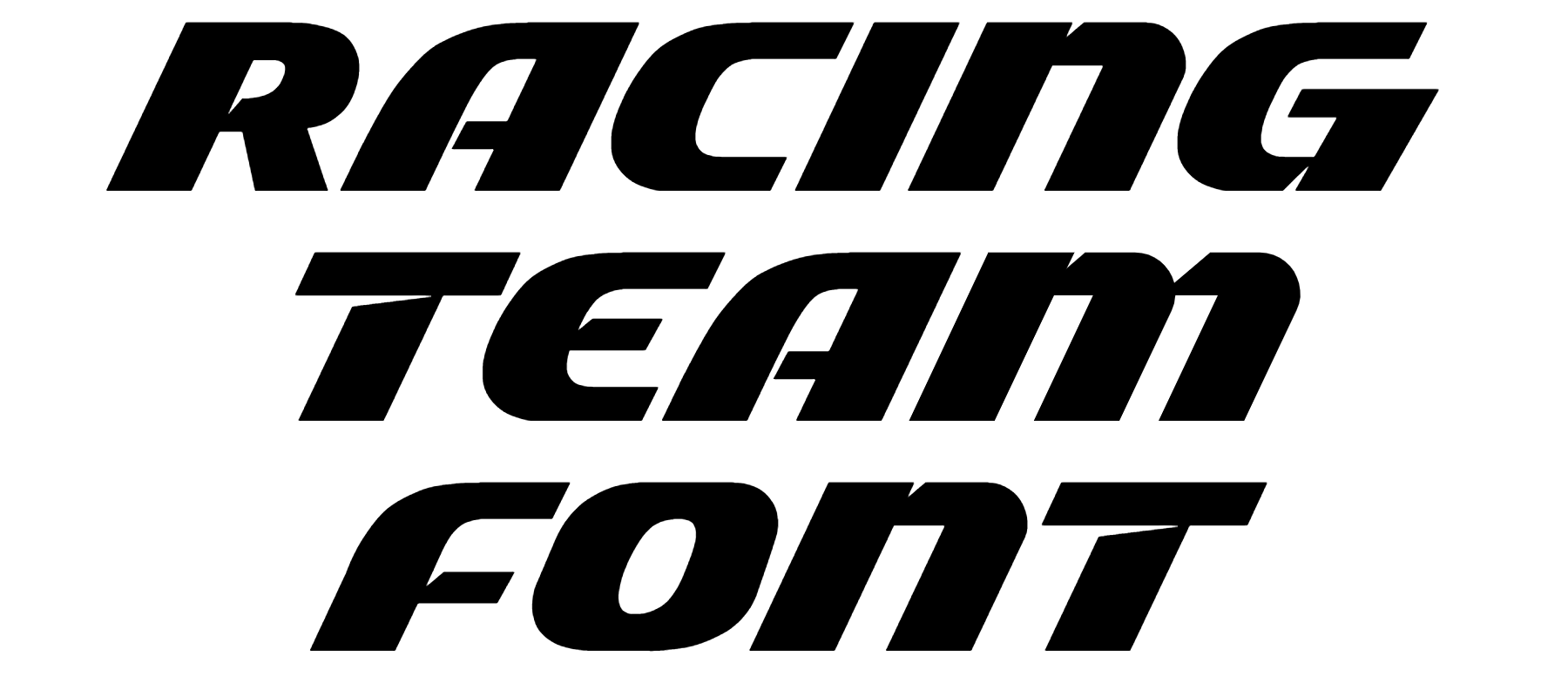 Racing Team Font Download