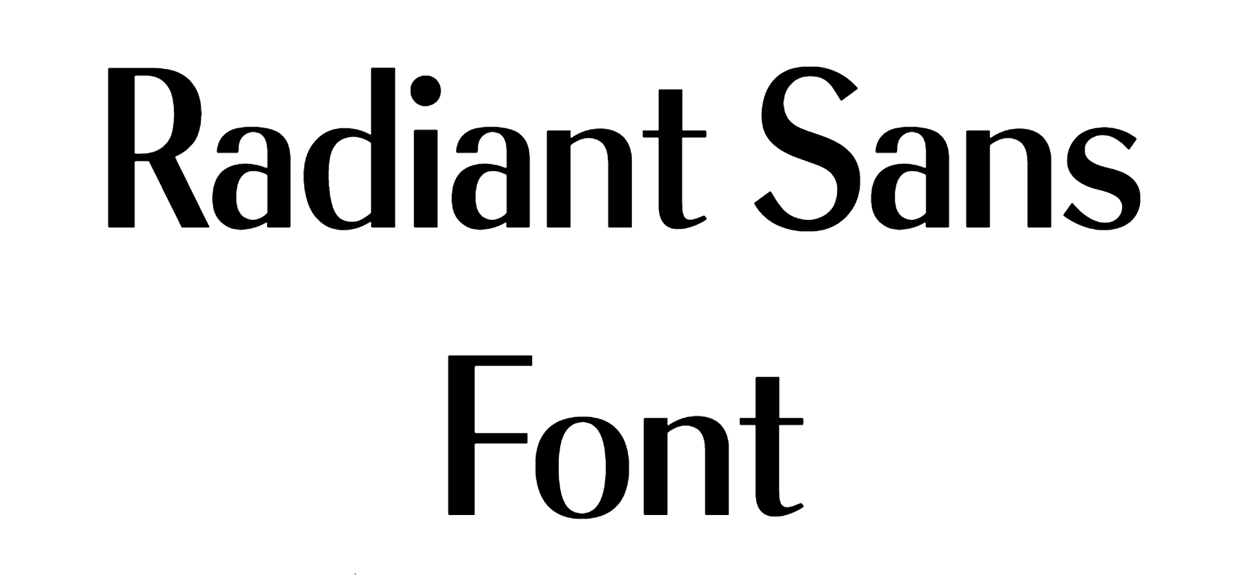 Radiant Sans Font Download