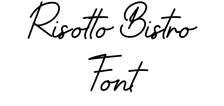Risotto Bistro Font Download