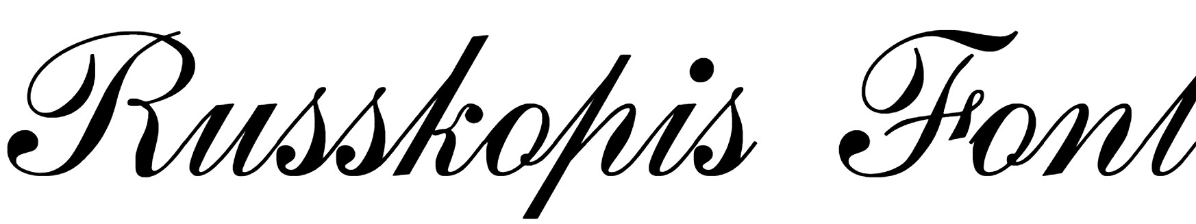 Russkopis Font Download