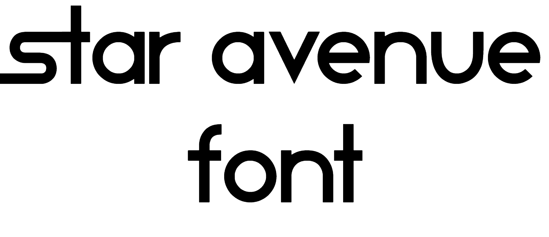 Star Avenue Font Download