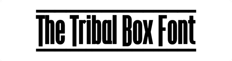 The Tribal Box Font Download