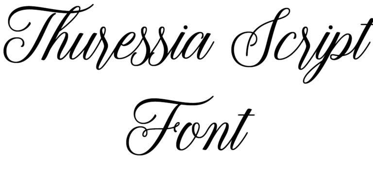 Thuressia Script Font Download
