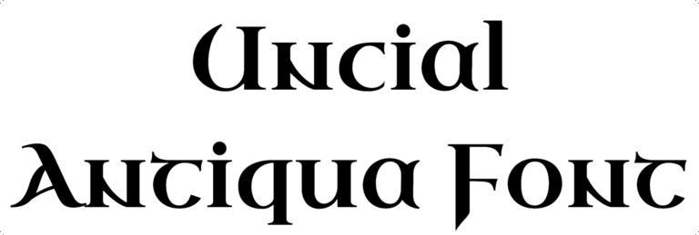 Uncial Antiqua Font Download