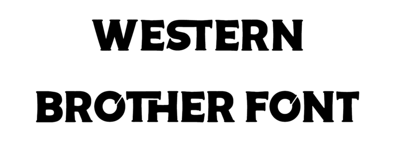 Western Brother Font Download