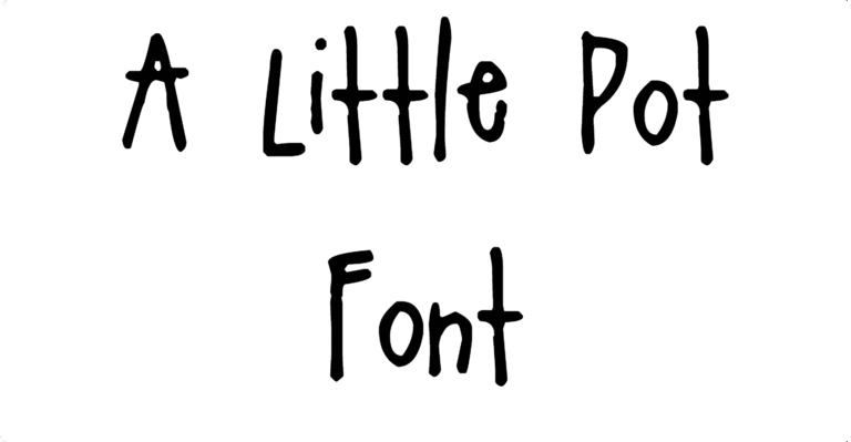 A Little Pot Font Download