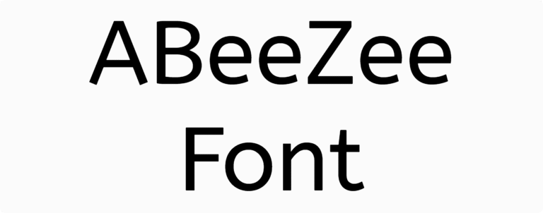 ABeeZee Font Download