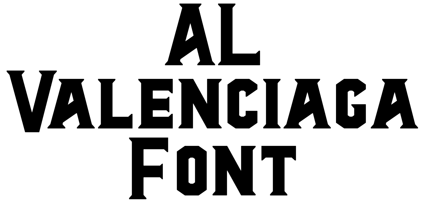 AL Valenciaga Font Download