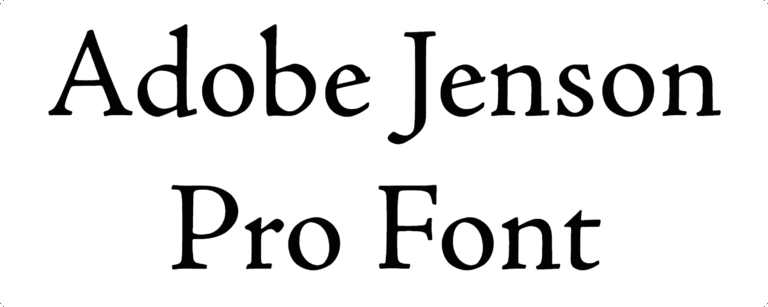 Adobe Jenson Pro Font Download