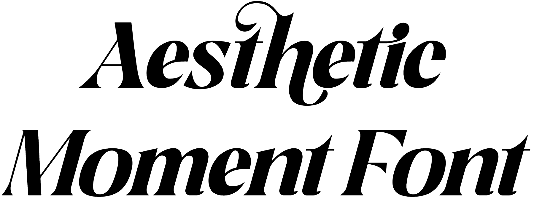 Aesthetic Moment Font Download
