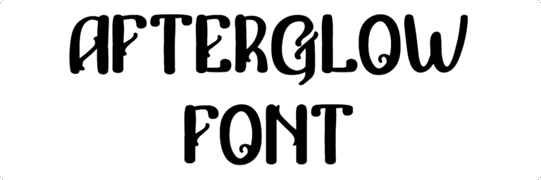 AfterGlow Font Download