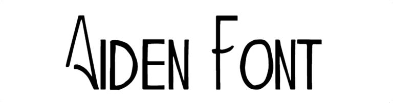 Aiden Font Download