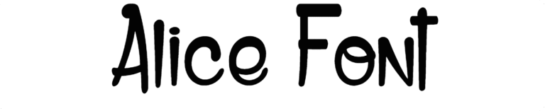 Alice Font Download