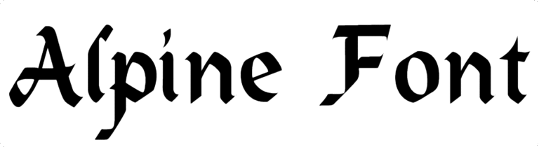 Alpine Font Download