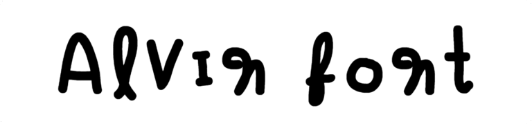 Alvin Font Download