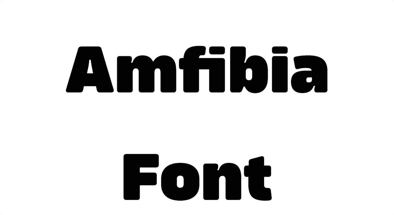 Amfibia Font Amfibia Font | DafontStyle