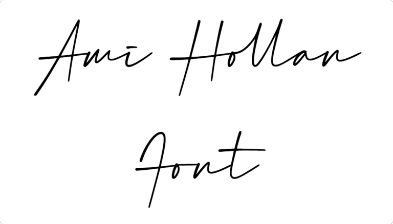 Ami Hollan Font Download