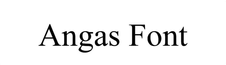 Angas Font Download