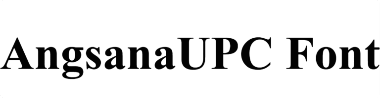 AngsanaUPC Font Download