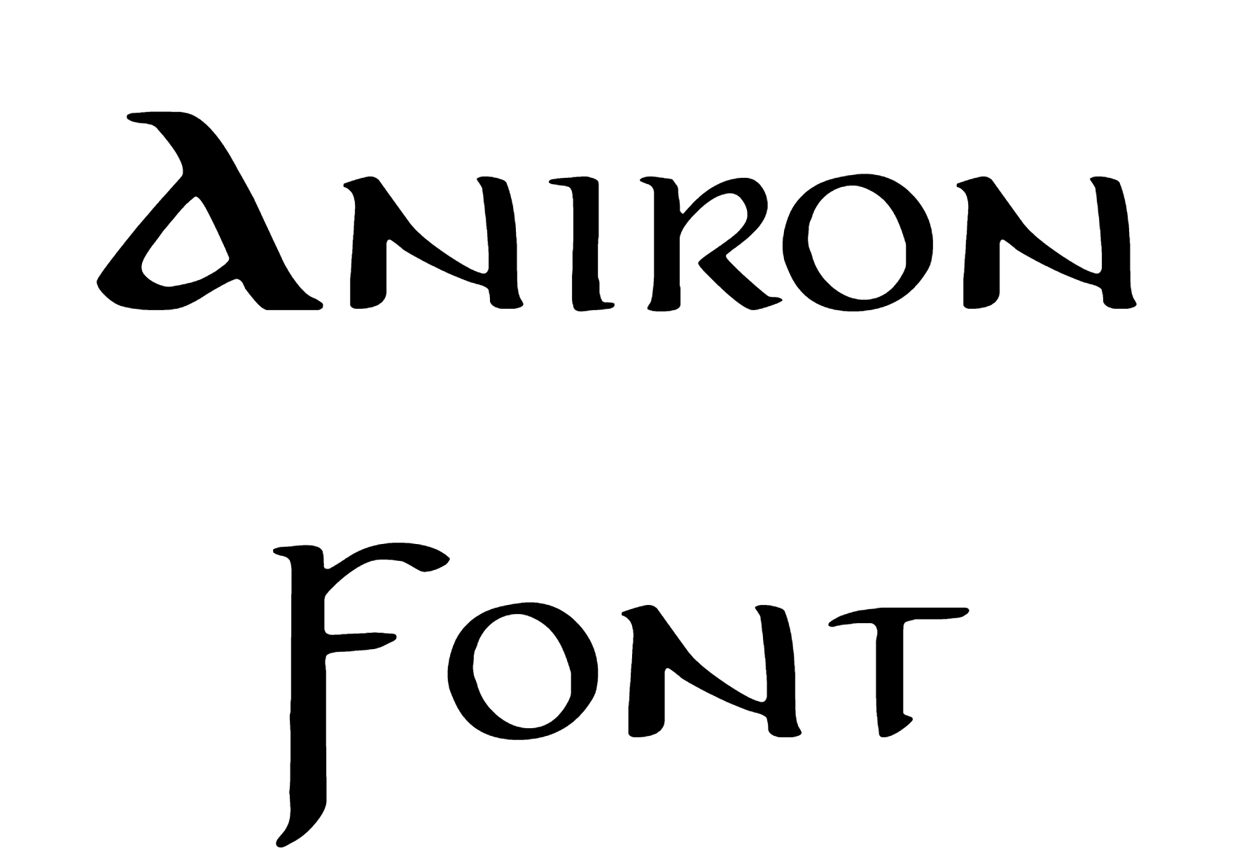 Aniron Font Download
