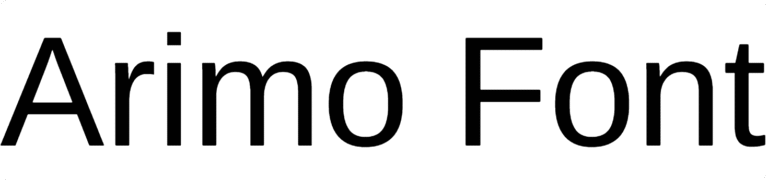 Arimo Font Download