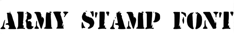 Army Stamp Font Download