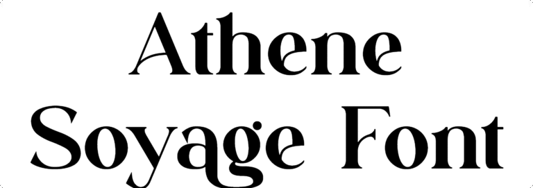 Athene Soyage Font Download