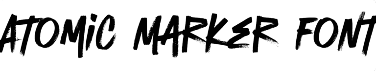 Atomic Marker Font Download