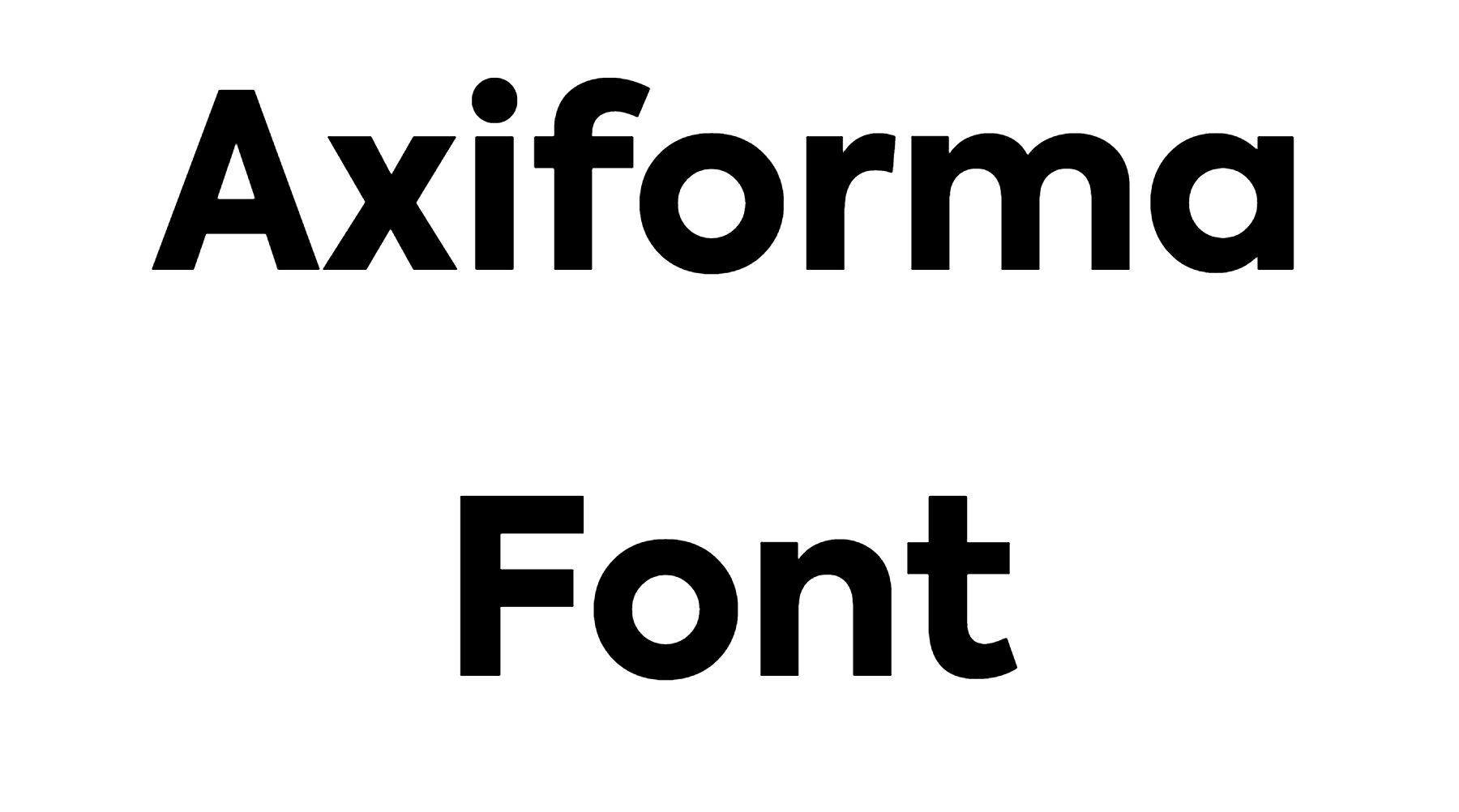 Axiforma Font Download