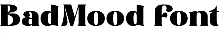 BadMood Font Download