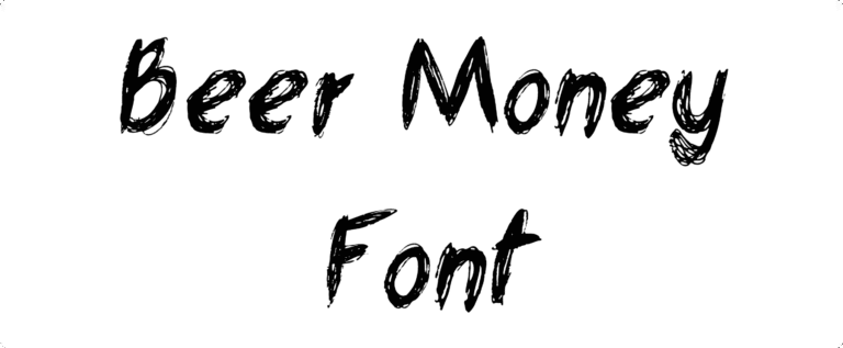 Beer Money Font Download