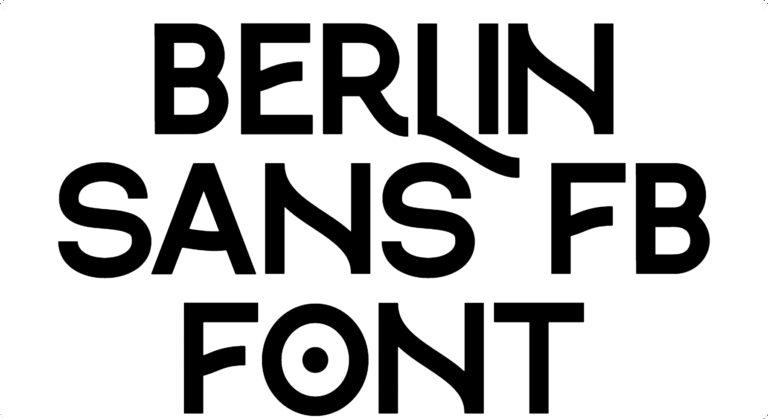 Berlin Sans FB Font Download