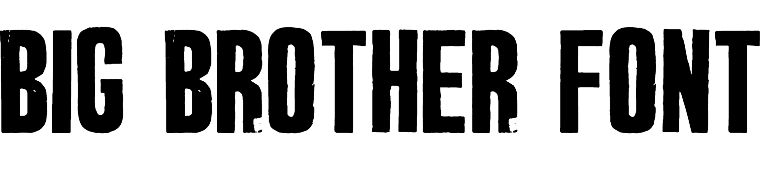 Big Brother Font Download