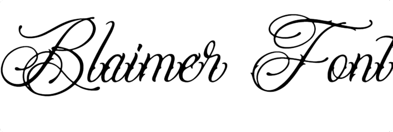 Blaimer Font Download