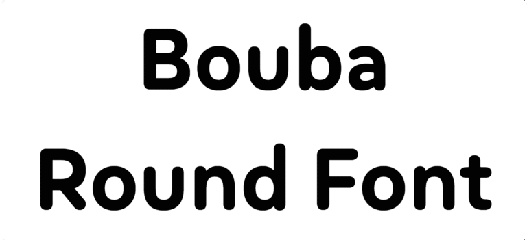 Bouba Round Font Download