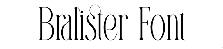 Bralister Font Download
