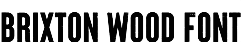Brixton Wood Font Download