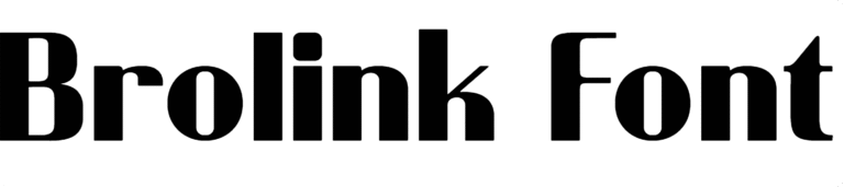 Brolink Font Download