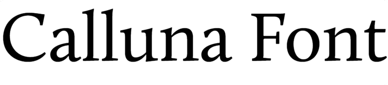 Calluna Font Download