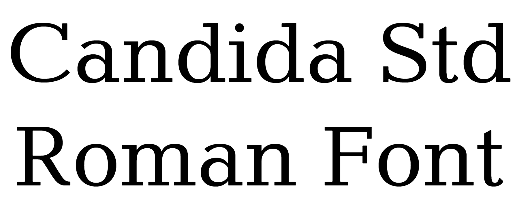 Candida Std Roman Font Download