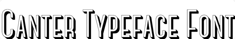 Canter Typeface Font Download