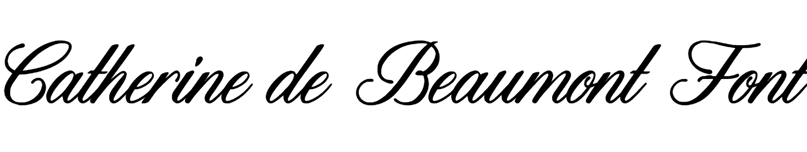 Catherine de Beaumont Font Download